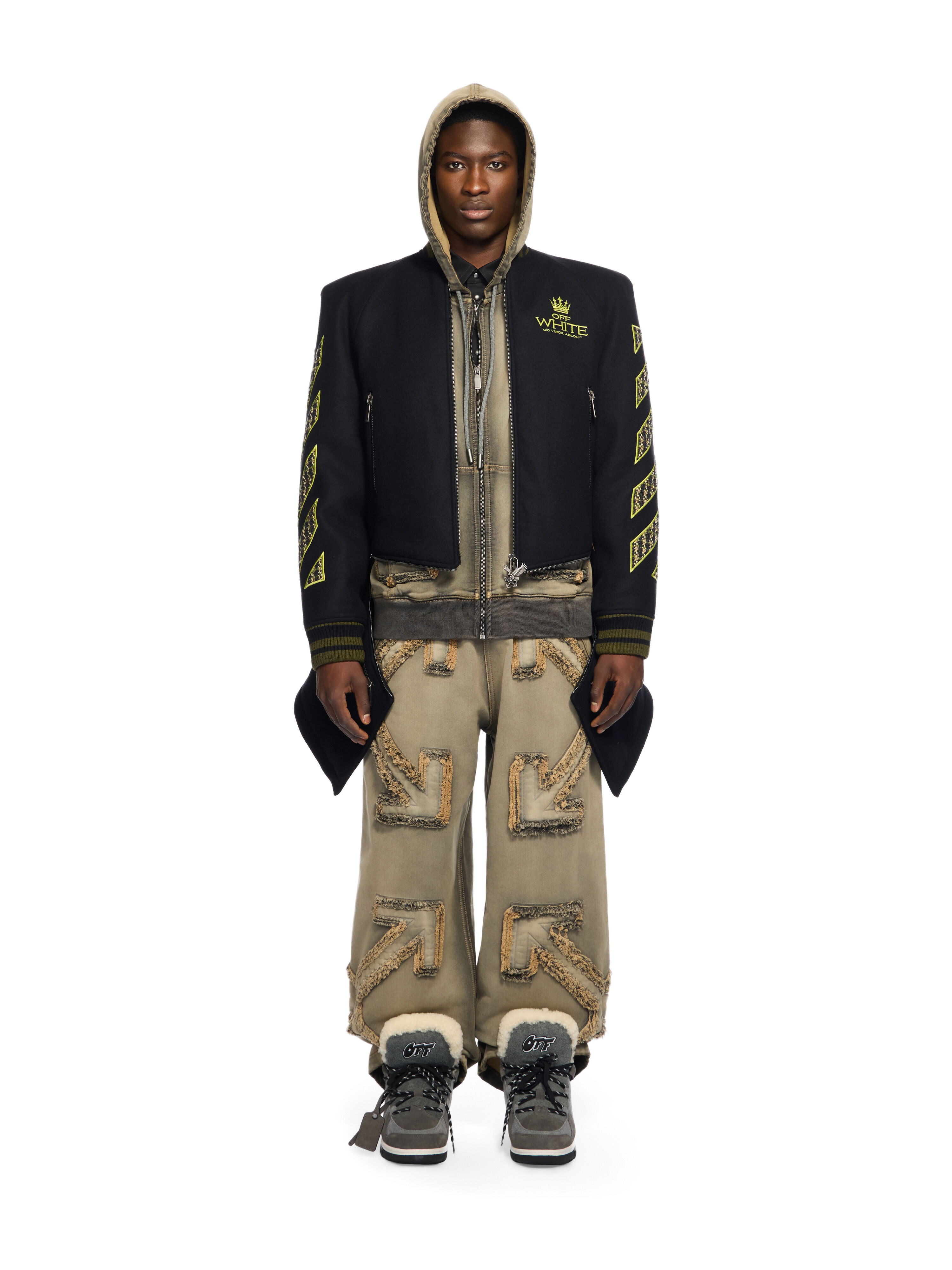 Eagle Wool Twill Varsity Coat